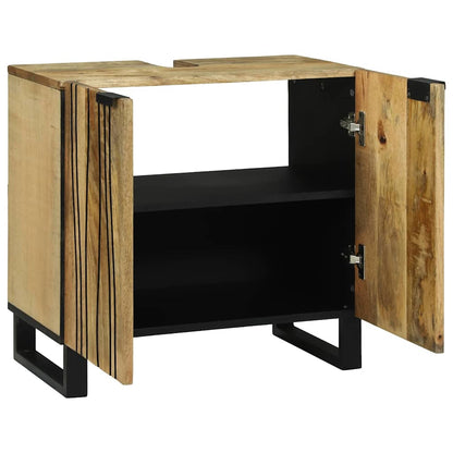 Armadio per Lavabo da Bagno con porta Marrone 62 x 33 x 58 cm | homemem39