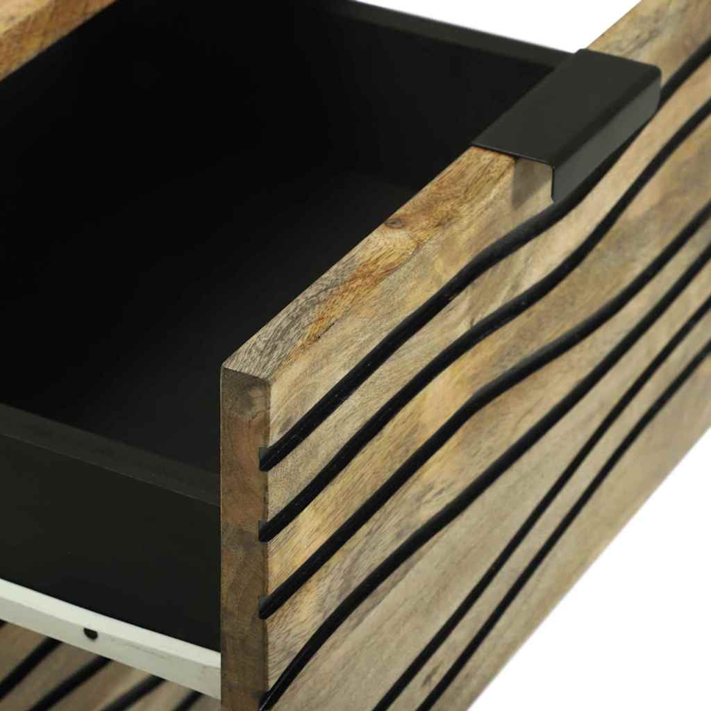 Credenza Marrone 40 x 33 x 75 cm legno massello di mango - homemem39