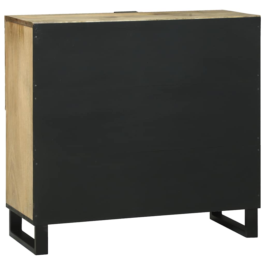 Credenza Marrone 80 x 33 x 75 cm legno massello di mango - homemem39