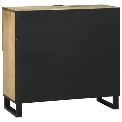 Credenza Marrone 80 x 33 x 75 cm legno massello di mango - homemem39
