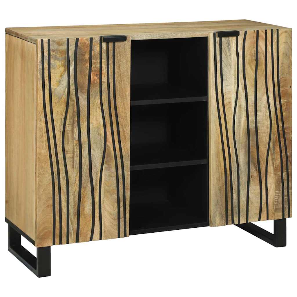 Sideboard Marrone 90 x 33 x 75 cm legno massello di mango