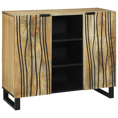 Sideboard Marrone 90 x 33 x 75 cm legno massello di mango