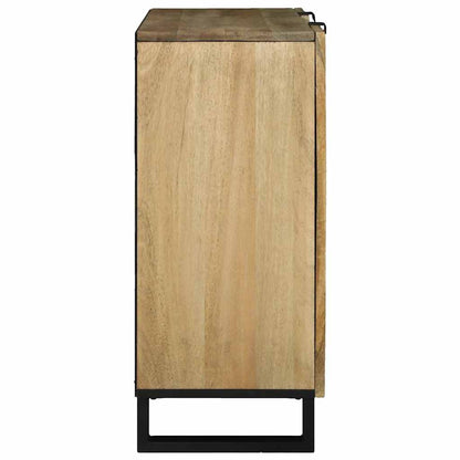 Sideboard Marrone 90 x 33 x 75 cm legno massello di mango
