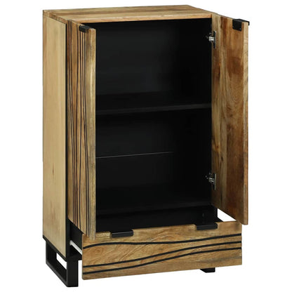 Highboard Marrone 60 x 33 x 100 cm legno massello di mango - homemem39