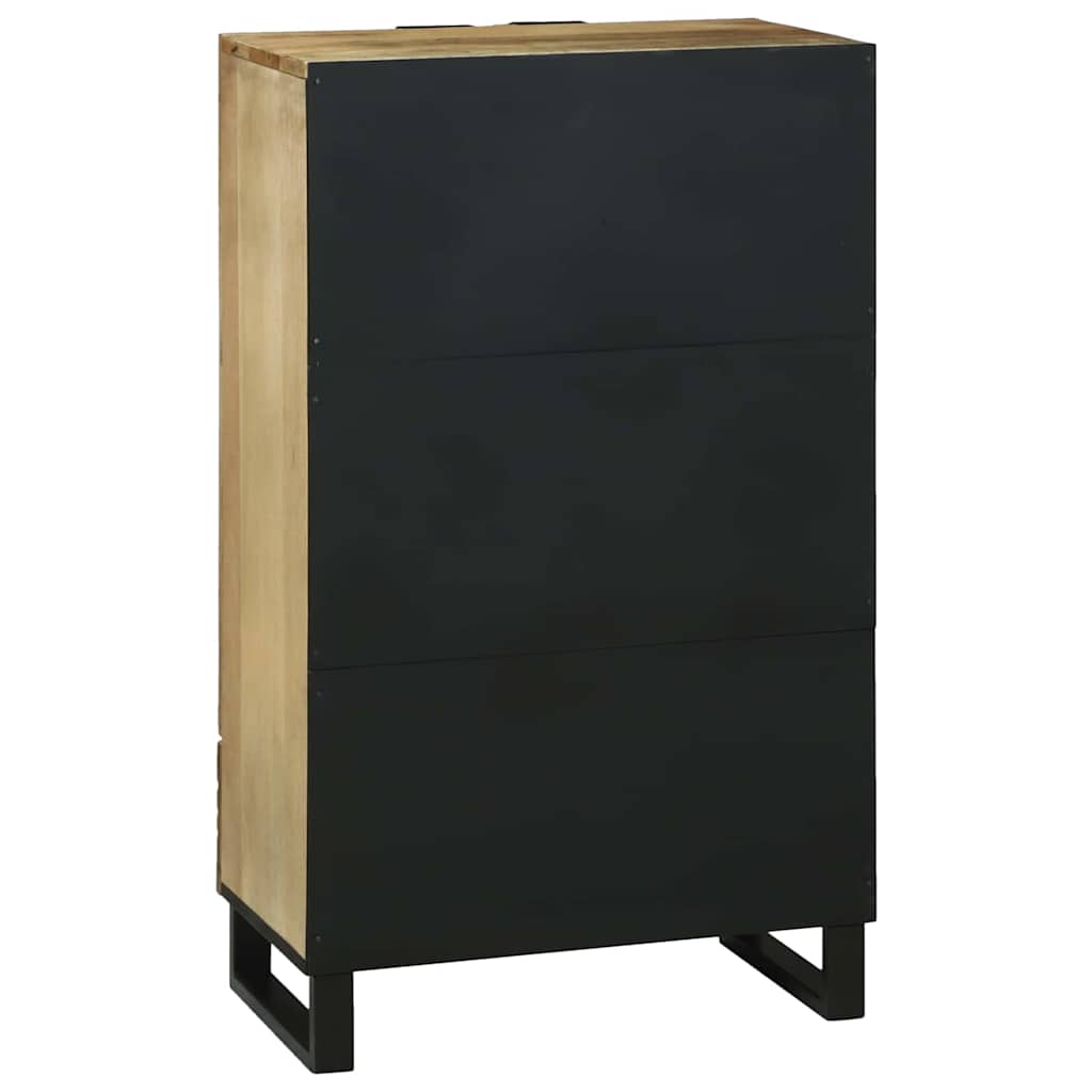 Highboard Marrone 60 x 33 x 100 cm legno massello di mango