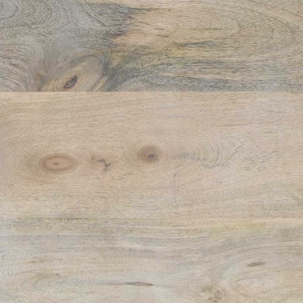 Credenza Bianco 60 x 33.5 x 75 cm Legno massello di mango - homemem39