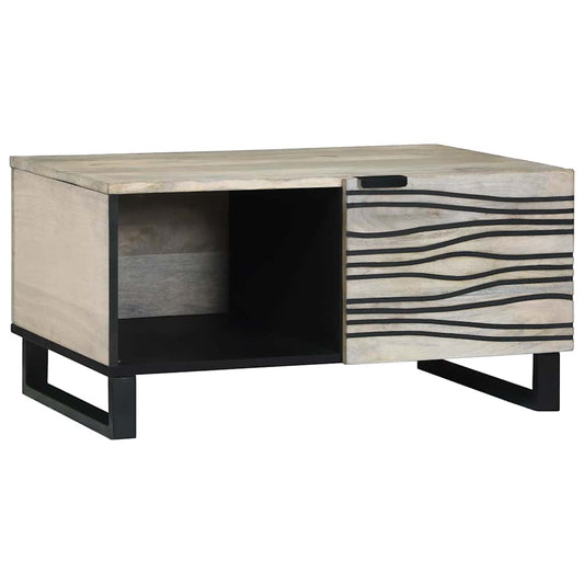 Tavolino da salotto Beige e Nero 80 x 50 x 40 cm | homemem39