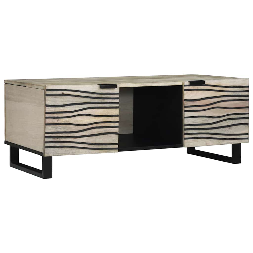 Tavolino da salotto Bianco 100 x 54 x 40 cm | homemem39