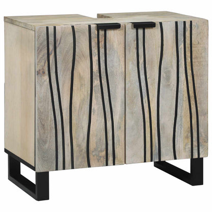 Armadio per Lavabo da Bagno con porta Bianco 62 x 33 x 58 cm | homemem39