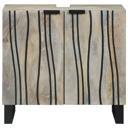 Armadio per Lavabo da Bagno con porta Bianco 62 x 33 x 58 cm | homemem39