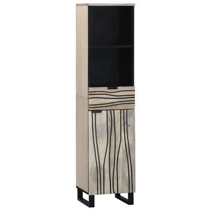 Mobile da Bagno Bianco 38 x 33 x 160 cm Legno ingegnerizzato | homemem39