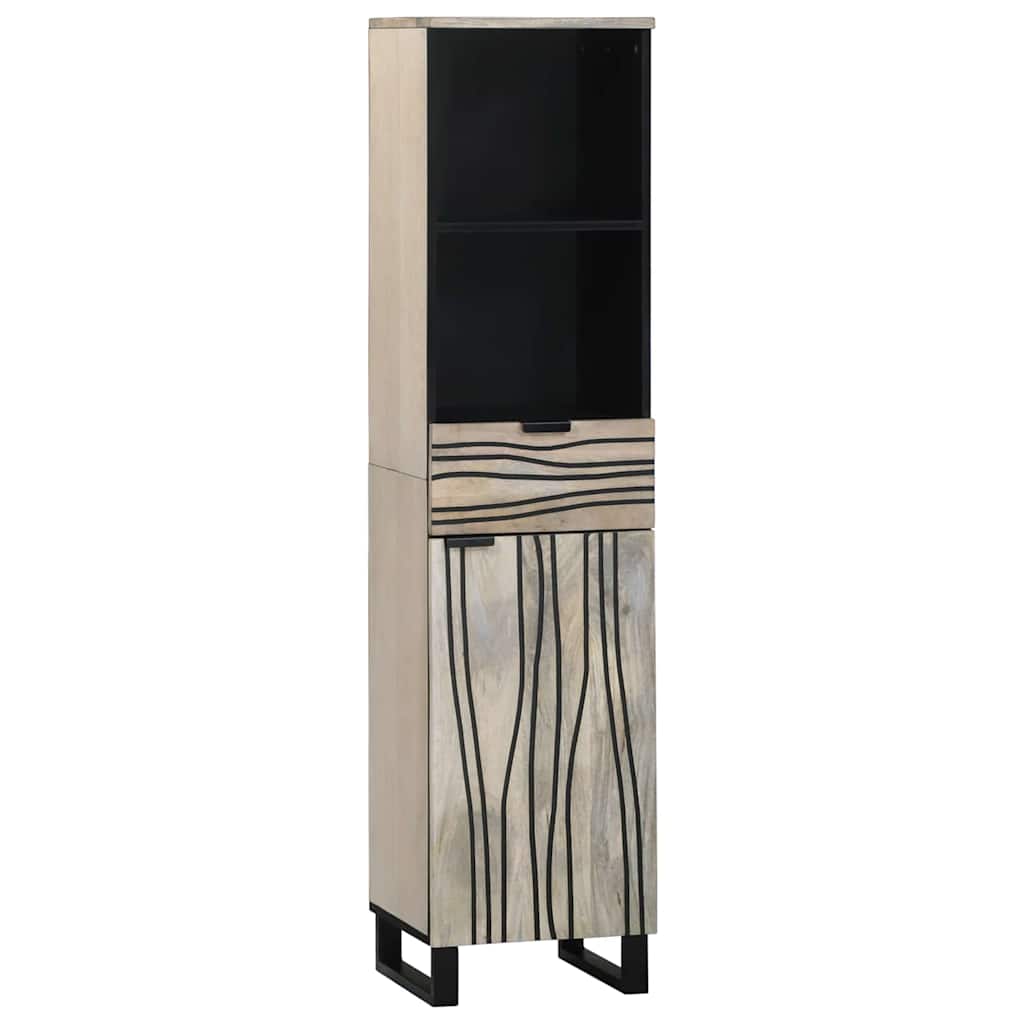 Mobile da Bagno Bianco 38 x 33 x 160 cm Legno ingegnerizzato