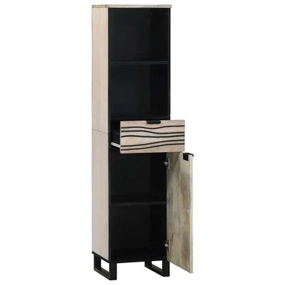 Mobile da Bagno Bianco 38 x 33 x 160 cm Legno ingegnerizzato
