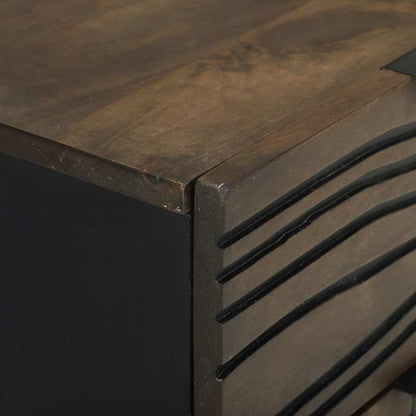 Armadio da Notte con cassetto 2 pcs Noce 40 x 33 x 46 cm