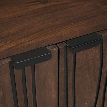 Credenza Marrone 60 x 33.5 x 75 cm Legno massello di mango - homemem39