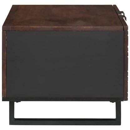 Tavolino da salotto Marrone e Nero 80 x 50 x 40 cm | homemem39