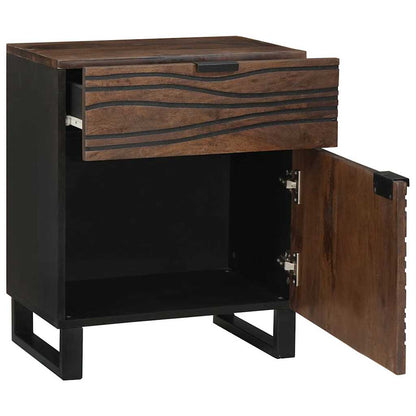 Armadio da Notte Noce 50 x 33 x 60 cm Legno ingegnerizzato | homemem39