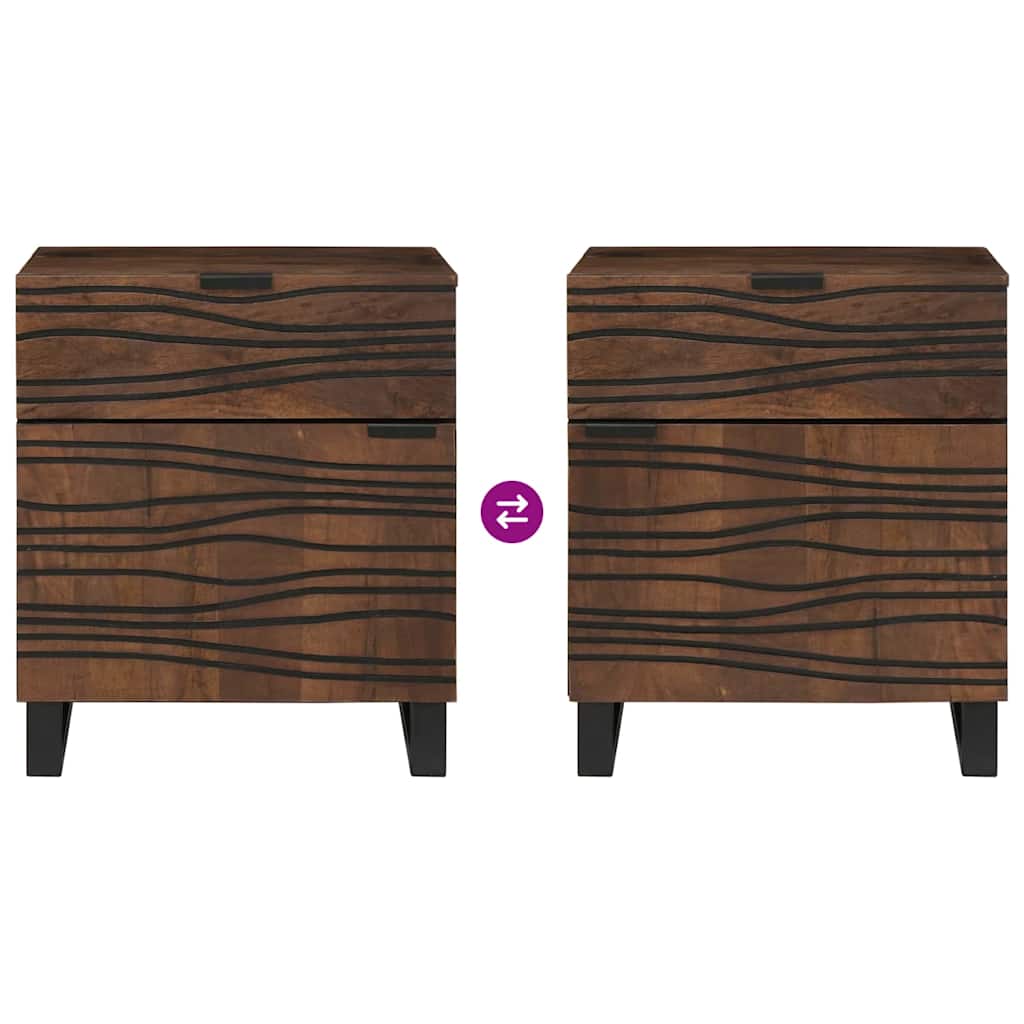 Armadio da Notte Noce 50 x 33 x 60 cm Legno ingegnerizzato | homemem39