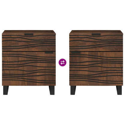 Armadio da Notte Noce 50 x 33 x 60 cm Legno ingegnerizzato | homemem39