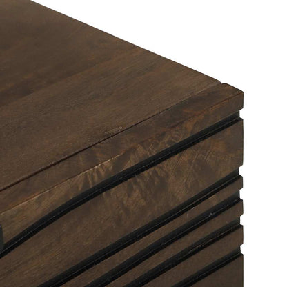 Armadio da Notte Noce 50 x 33 x 60 cm Legno massello di acacia