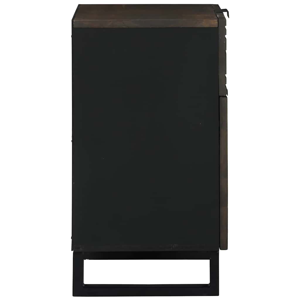 Armadio da Notte Noce 50 x 33 x 60 cm Legno massello di acacia