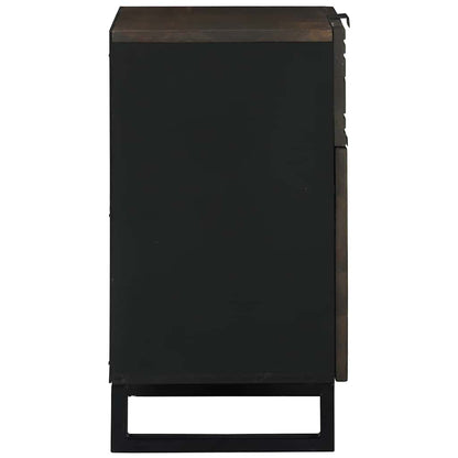 Armadio da Notte Noce 50 x 33 x 60 cm Legno massello di acacia