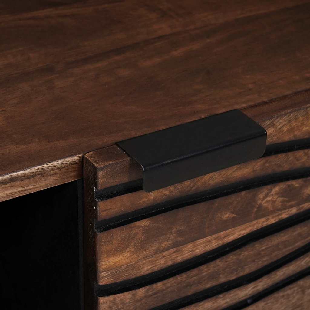 Tavolino da salotto Marrone e Nero 100 x 54 x 40 cm | homemem39