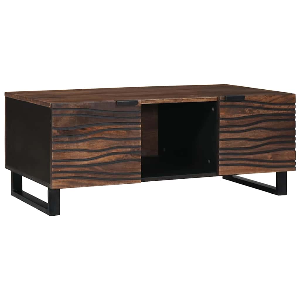 Tavolino da salotto Marrone e Nero 100 x 54 x 40 cm | homemem39