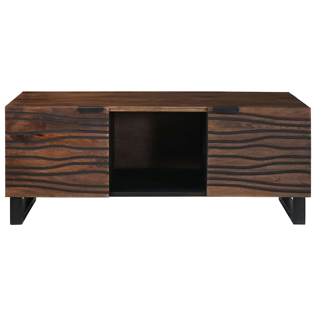 Tavolino da salotto Marrone e Nero 100 x 54 x 40 cm | homemem39