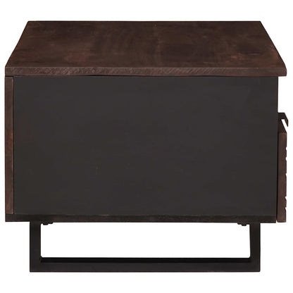 Tavolino da salotto con cassetto Marrone e Nero 80 x 54 x 40 cm | homemem39