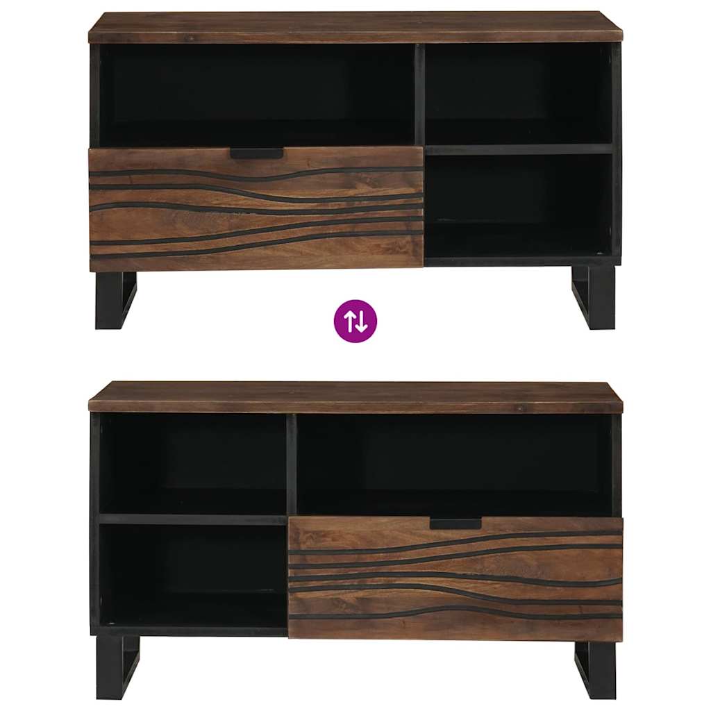 Unità TV con cassetto Noce 80 x 33 x 46 cm Legno multistrato