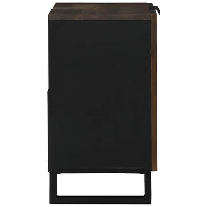 Armadio per Lavabo da Bagno con porta Noce 62 x 33 x 58 cm