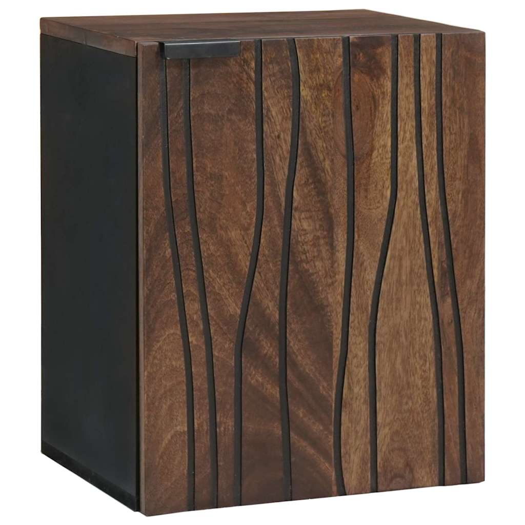 Armadio per Lavabo da Bagno con porta Noce 38 x 33,5 x 48 cm | homemem39