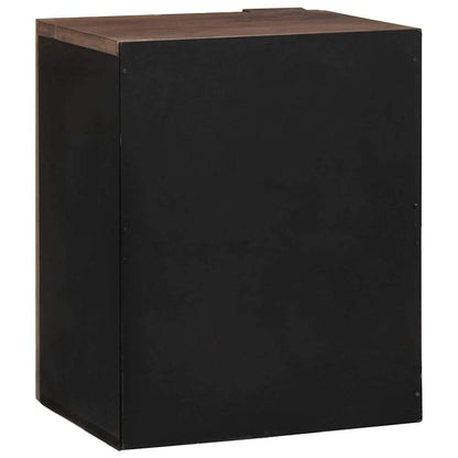 Armadio per Lavabo da Bagno con porta Noce 38 x 33,5 x 48 cm