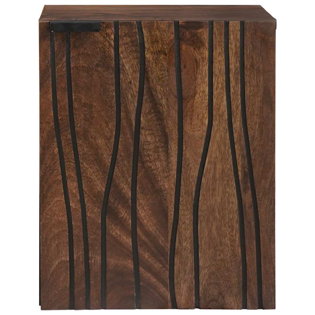 Armadio per Lavabo da Bagno con porta Noce 38 x 33,5 x 48 cm | homemem39