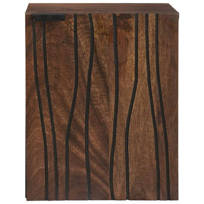 Armadio per Lavabo da Bagno con porta Noce 38 x 33,5 x 48 cm | homemem39