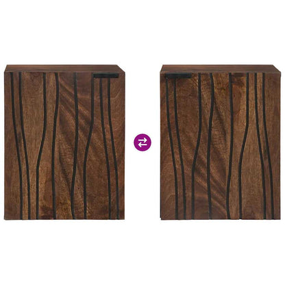 Armadio per Lavabo da Bagno con porta Noce 38 x 33,5 x 48 cm | homemem39