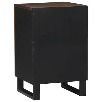 Armadio per Lavabo da Bagno con porta Noce 38 x 33,5 x 58 cm | homemem39