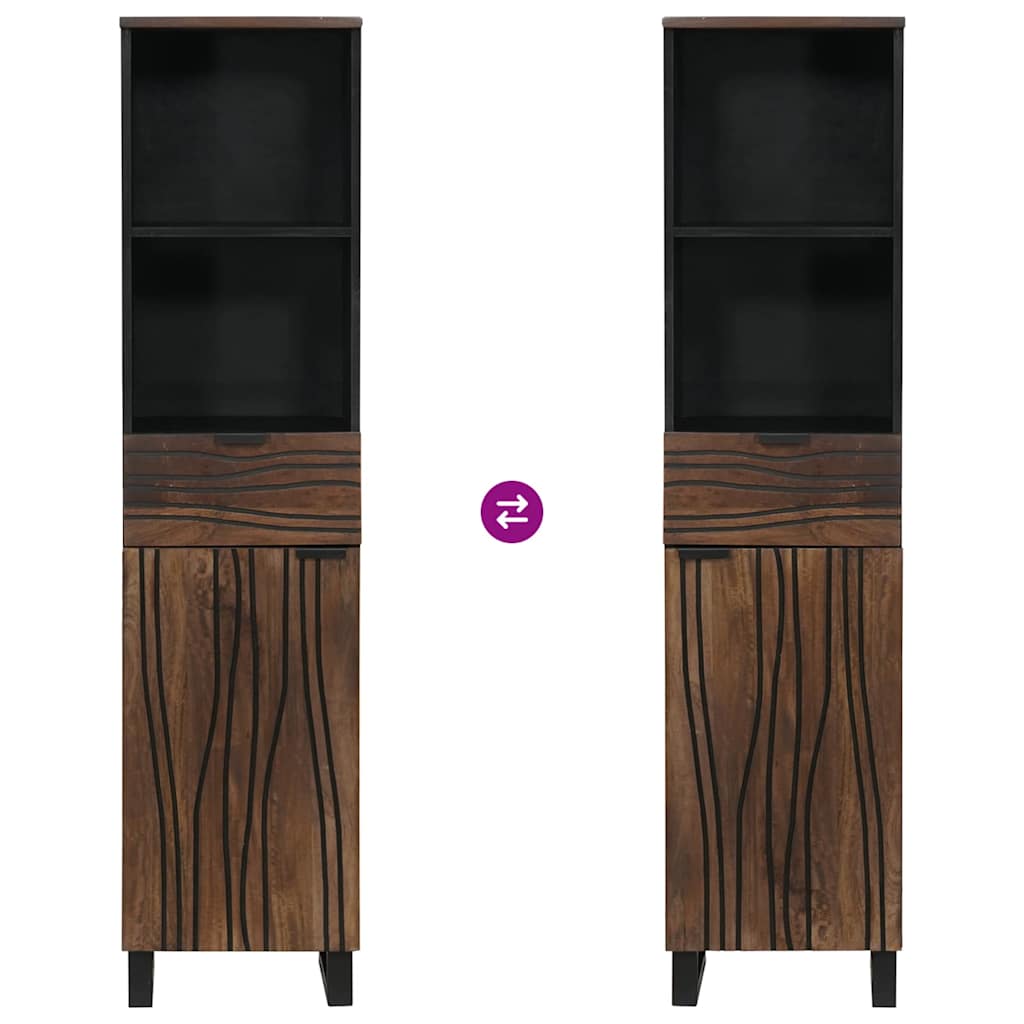 Mobile da Bagno Noce 38 x 33 x 160 cm Legno ingegnerizzato | homemem39