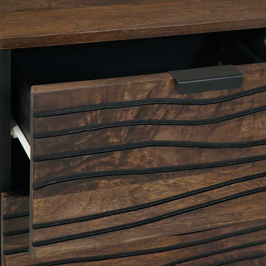 Credenza Marrone 40 x 33 x 75 cm legno massello di mango