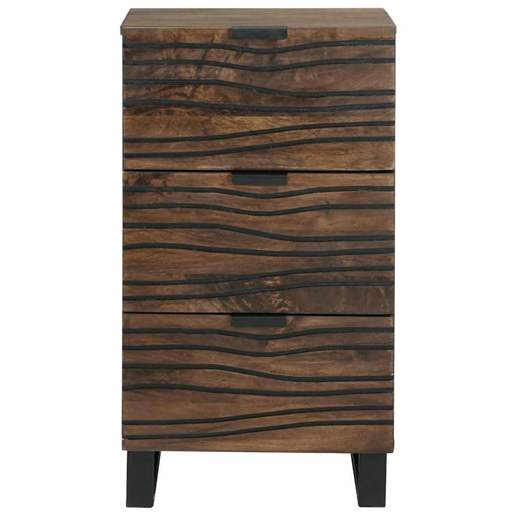Credenza Marrone 40 x 33 x 75 cm legno massello di mango