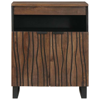 Credenza Marrone 60 x 33 x 75 cm legno massello di mango
