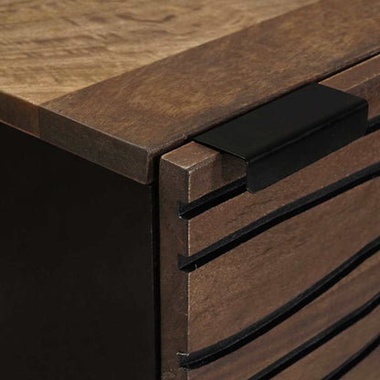 Credenza Marrone 40 x 33 x 110 cm legno massello di mango - homemem39