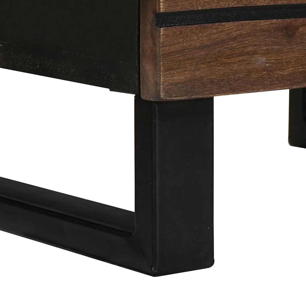 Credenza Marrone 40 x 33 x 110 cm legno massello di mango
