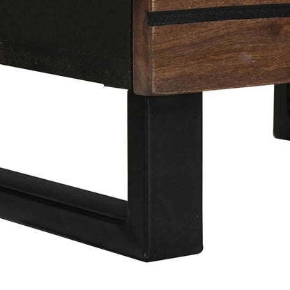 Credenza Marrone 40 x 33 x 110 cm legno massello di mango