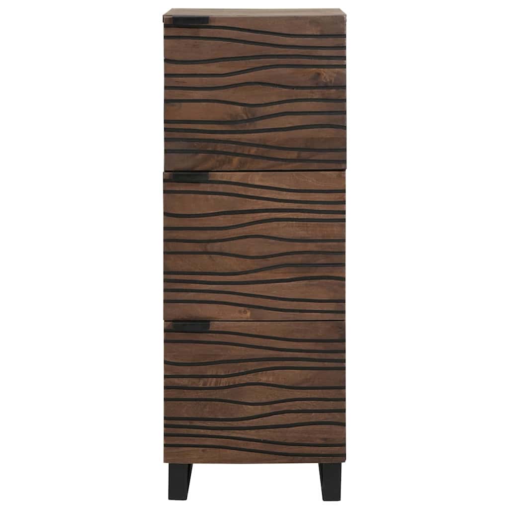 Credenza Marrone 40 x 33 x 110 cm legno massello di mango - homemem39