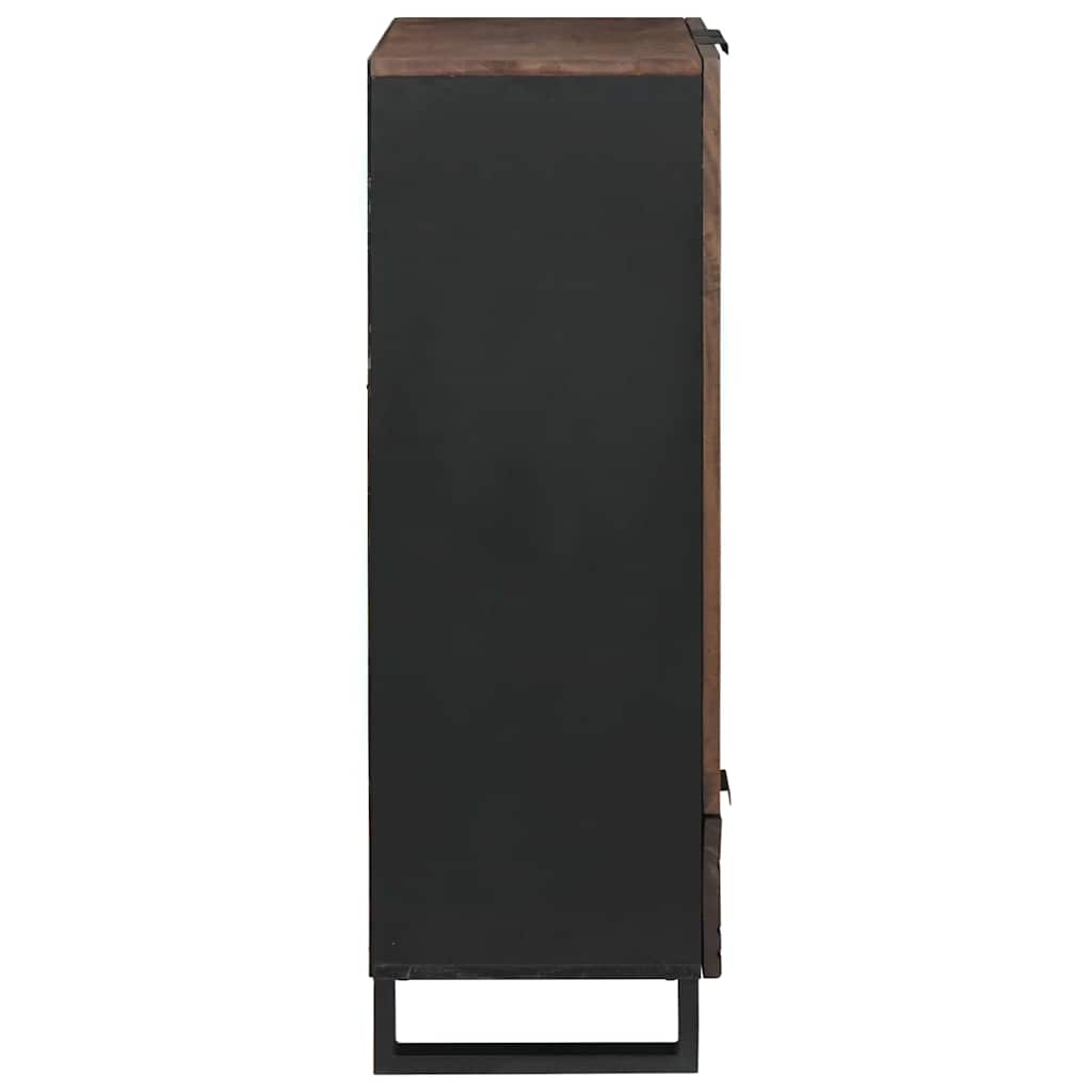 Highboard Marrone 60 x 33 x 100 cm legno massello di mango - homemem39