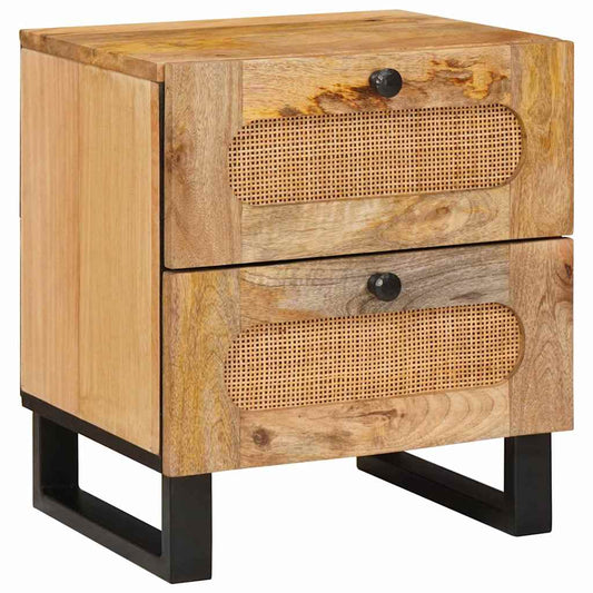 Armadio da Notte con cassetto Naturale 40 x 33 x 46 cm | homemem39