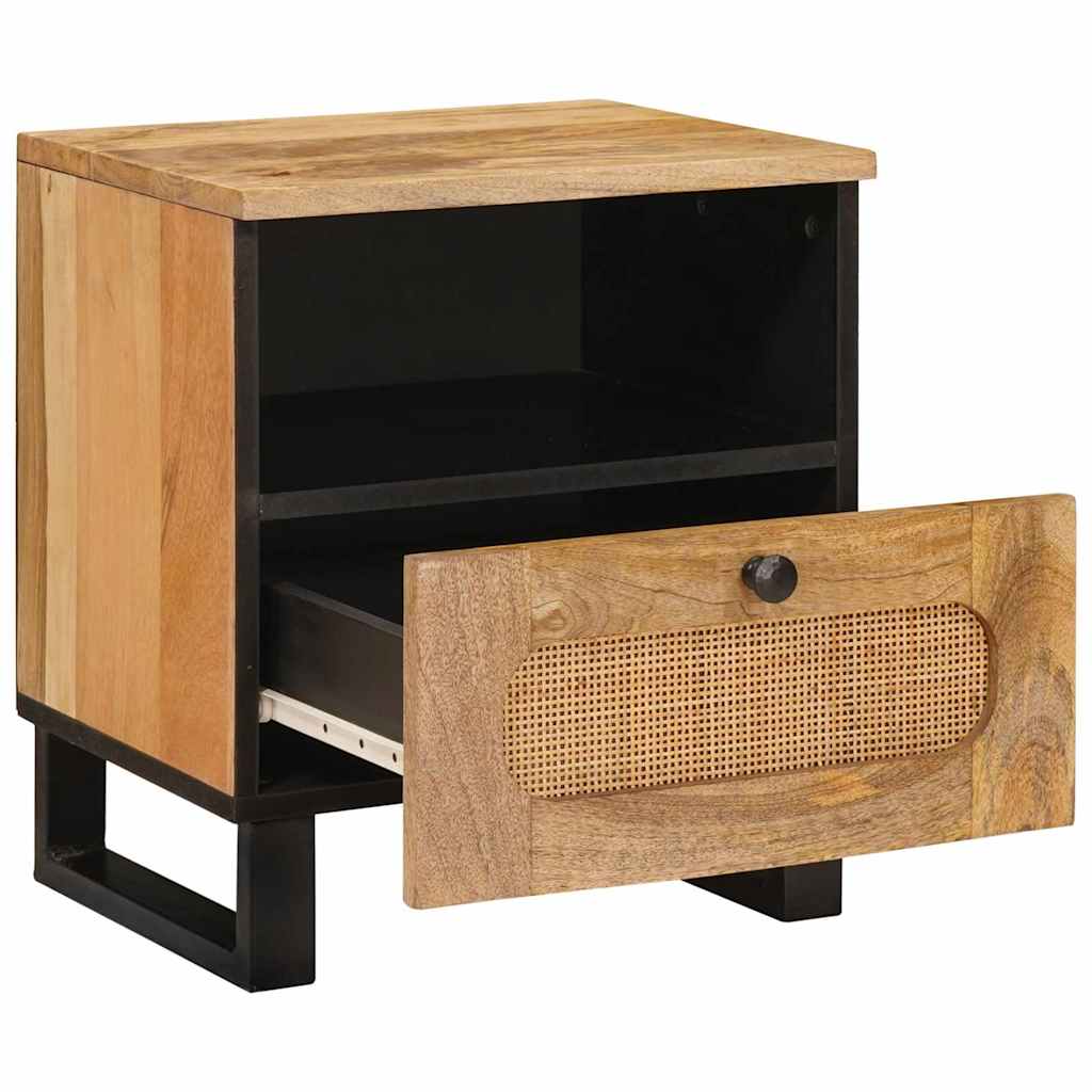 Armadio da Notte con cassetto 2 pcs Naturale 40 x 33 x 46 cm | homemem39