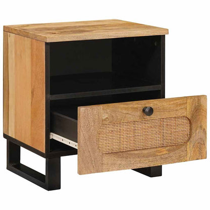 Armadio da Notte con cassetto 2 pcs Naturale 40 x 33 x 46 cm | homemem39